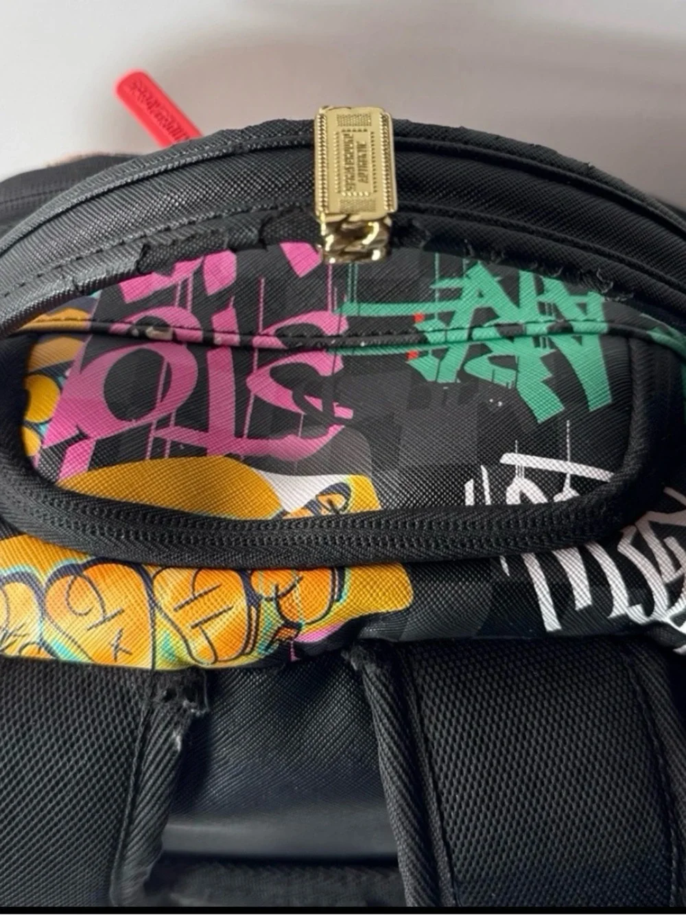 Pac-Man Graphic Black sprayground Backpack